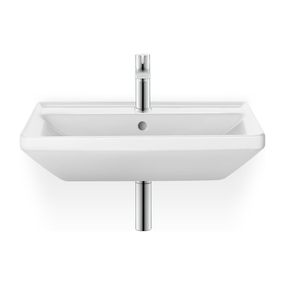 Duravit D-Neo Waschtisch 440x550x165mm wandhäng., Weiß Hochglanz, Rechteckig, 1 Was... DURAVIT-2366550000 4063382016287 (Abb. 2)