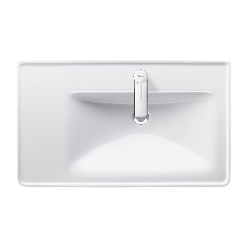 Duravit D-Neo Waschtisch 480x800x160mm, Weiß Hochglanz, Rechteckig, 1 Waschplatz R,... DURAVIT-2370800000 4063382016829 (Abb. 4)