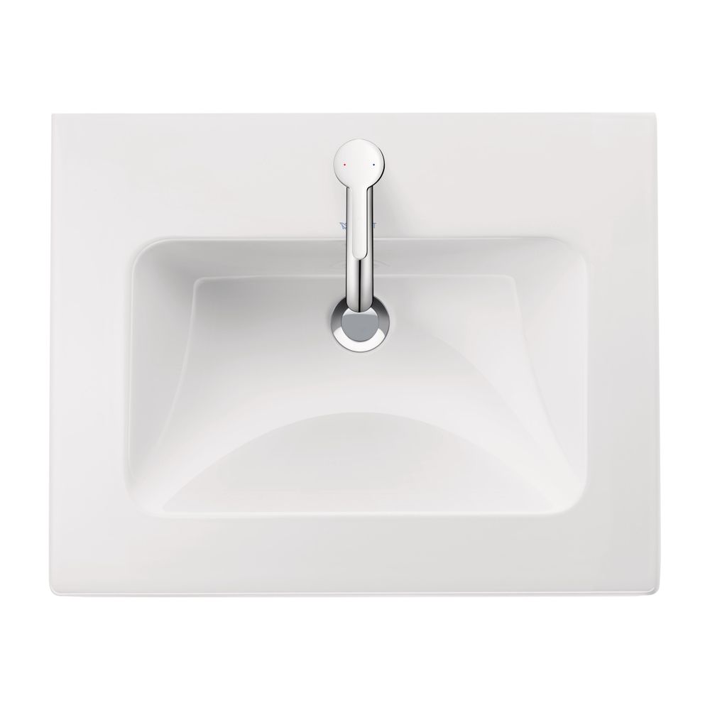 Duravit ME by Starck Waschtisch 430x530x180mm, Weiß Hochglanz, Rechteckig, 1 Waschp... DURAVIT-2336530000 4063382002075 (Abb. 3)
