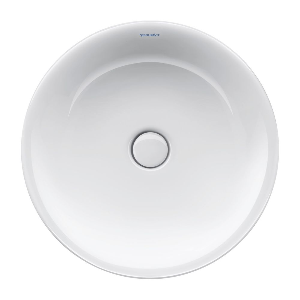 Duravit White Tulip Waschtisch 500x500x160mm, Weiß Hochglanz, Rund, 1 Waschplatz mi... DURAVIT-2365500070 4063382135568 (Abb. 2)
