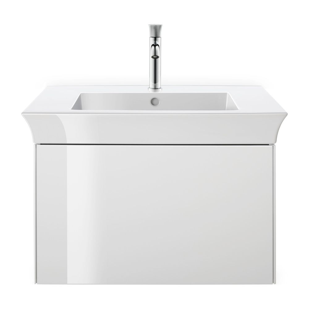 Duravit White Tulip Waschtisch 490x750x155mm WonderGliss, Weiß Hochglanz, Rechteck... DURAVIT-23637500001 4053424913582 (Abb. 7)