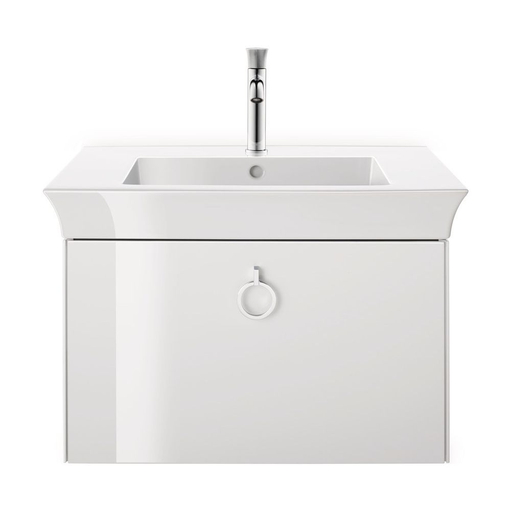 Duravit White Tulip Waschtisch 490x750x155mm WonderGliss, Weiß Hochglanz, Rechteck... DURAVIT-23637500001 4053424913582 (Abb. 8)