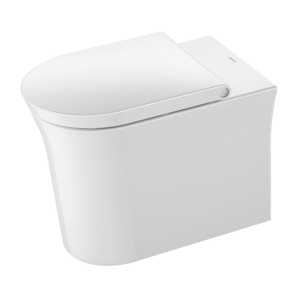 Duravit White Tulip Stand WC 580x370x420mm, Weiß Hochglanz, HygieneGlaze, Back to w... DURAVIT-2001092000 4063382012555 (Abb. 3)