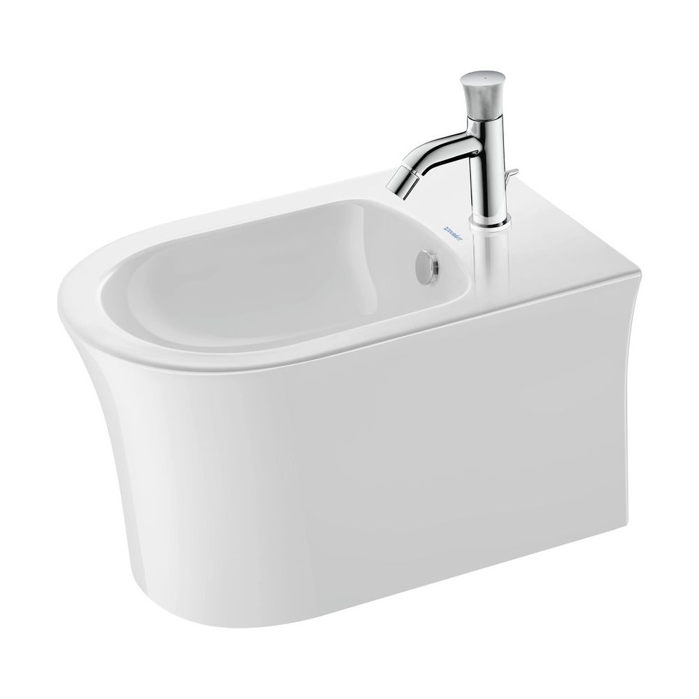 Duravit White Tulip Einhebel-Bidetmischer, Chrom HG, Standmontage, Höhe 168mm, Au... DURAVIT-WT2400001010 8000177309175 (Abb. 5)