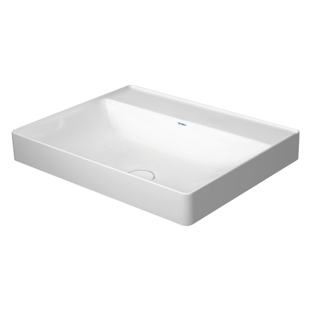 Duravit DuraSquare Aufsatzbecken 600mm, Weiß Hochglanz, DuraCeram, Rechteckig, mit ... DURAVIT-2354600070 4053424151267 (Abb. 4)