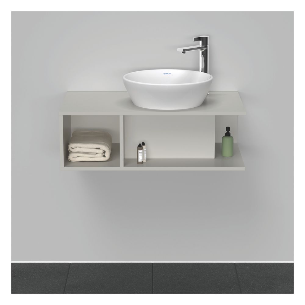 Duravit D-Neo Konsolenwaschtischunterbau wandh. 480x800x260mm, Compact, Betongrau ... DURAVIT-DE493800707 4063382165787 (Abb. 4)
