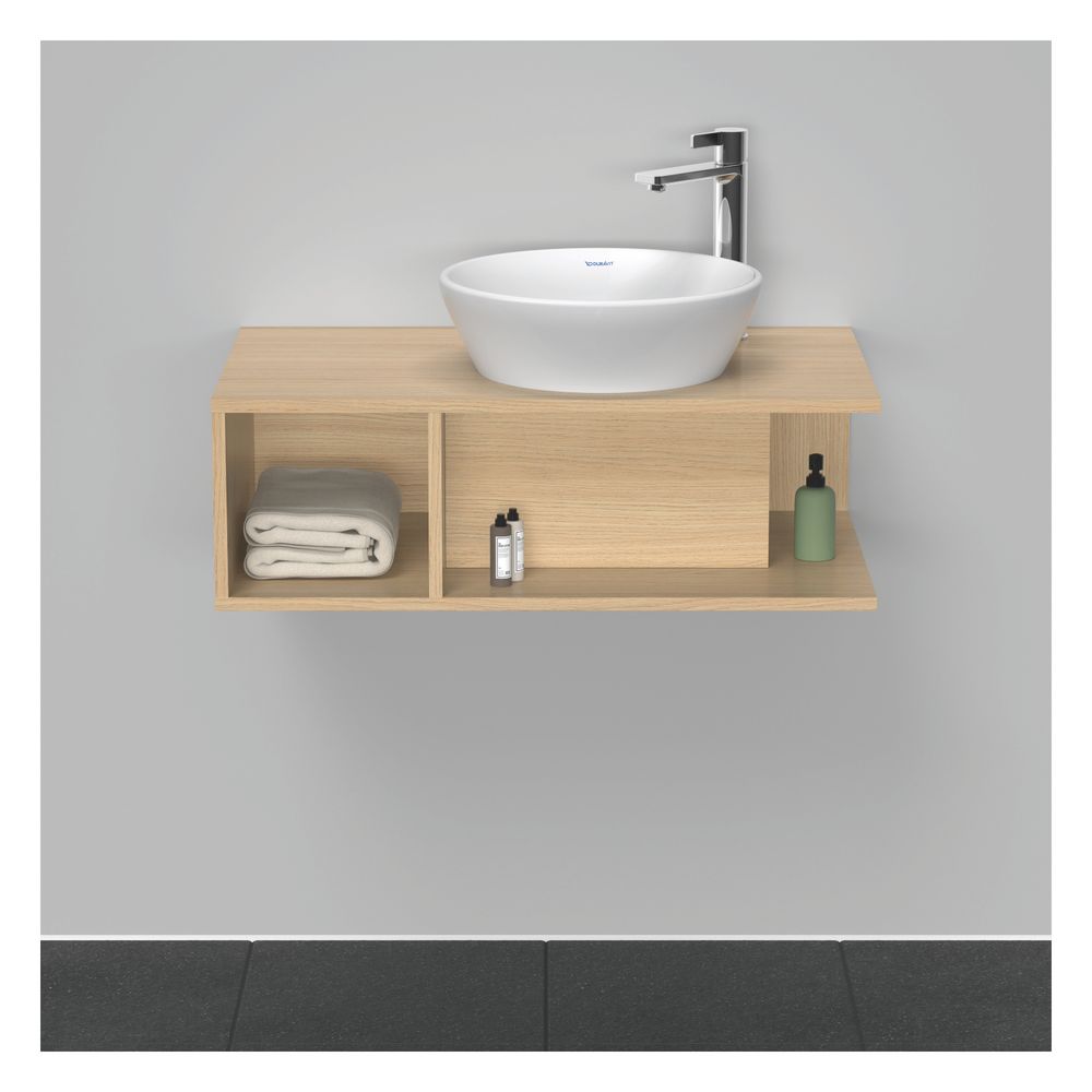 Duravit D-Neo Konsolenwaschtischunterbau wandh. 480x800x260mm, Compact, Natur Eich... DURAVIT-DE493803030 4063382165824 (Abb. 4)