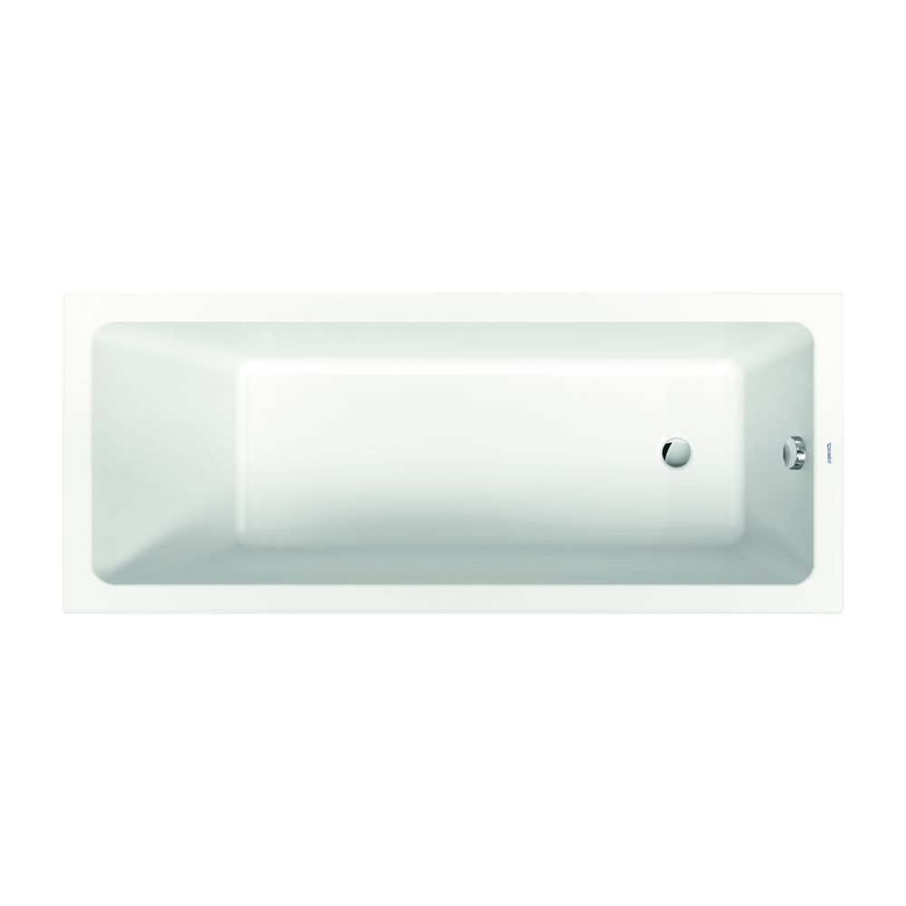 Duravit No.1 Badewanne 420x700x1700mm, 125l, Weiß glänzend, Rechteckig, Einbau... DURAVIT-700489000000000 4063382185389 (Abb. 4)