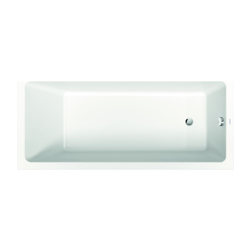 Duravit No.1 Badewanne 400x800x1800mm, 180l, Weiß glänzend, Rechteckig, Einbau... DURAVIT-700491000000000 4063382185402 (Abb. 4)