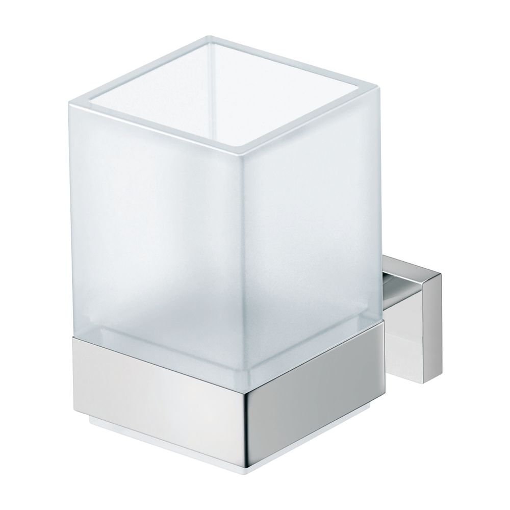 Duravit Karree Zahnputzbecher einzeln wandhängend, Position mitte, 100x69x110mm, Ch... DURAVIT-0099511000 4021534901089 (Abb. 4)