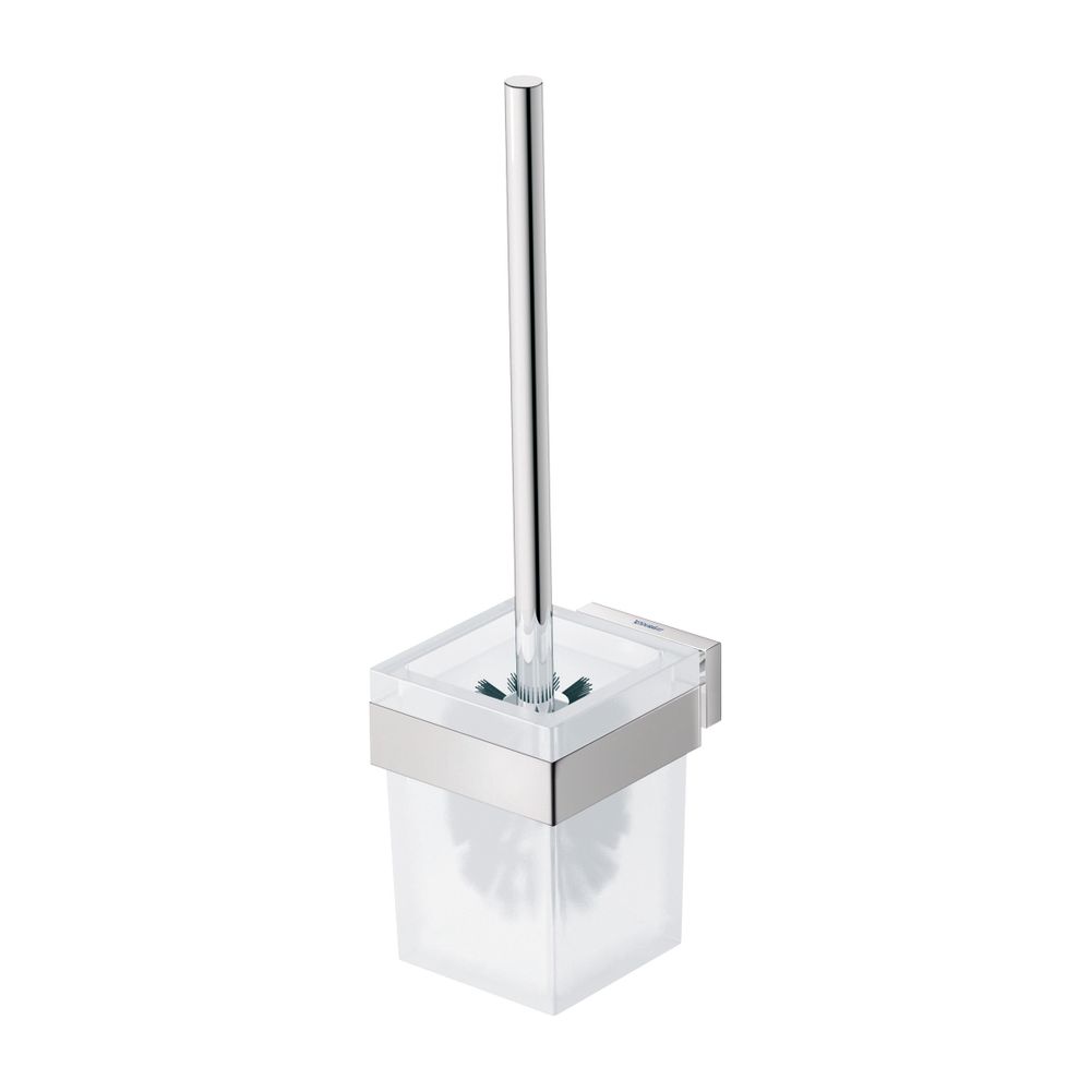 Duravit Bürstengarnitur Karree 95x95x350mm, wandhäng. Chrom/Mattweiß, Glas, Messing... DURAVIT-0099571000 4021534901126 (Abb. 4)