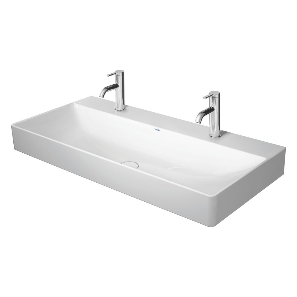 Duravit DuraSquare Waschtisch 470x1000x145mm, DuraCeram, Weiß Hochglanz, Rechteckig... DURAVIT-2353100041 4053424324173 (Abb. 4)