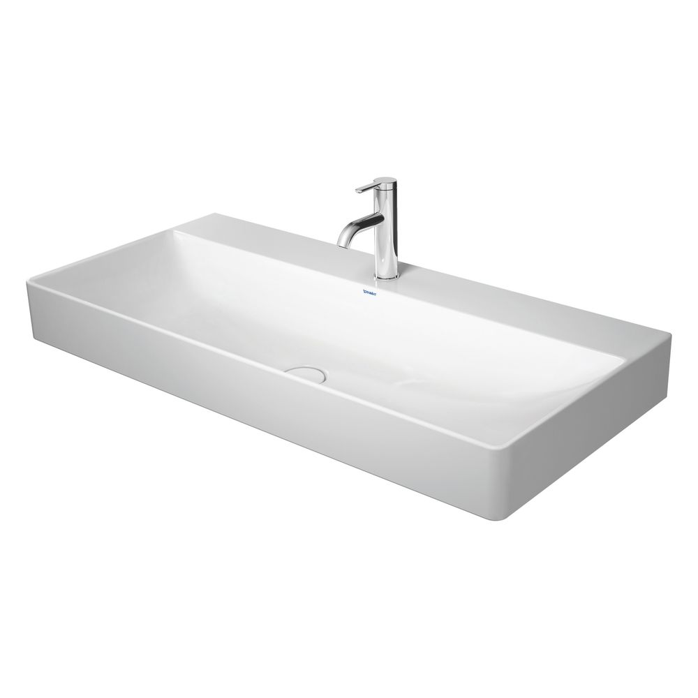 Duravit DuraSquare Waschtisch 470x1000x145mm WonderGliss Weiß Hochglanz, Rechtecki... DURAVIT-23531000711 4053424324265 (Abb. 4)