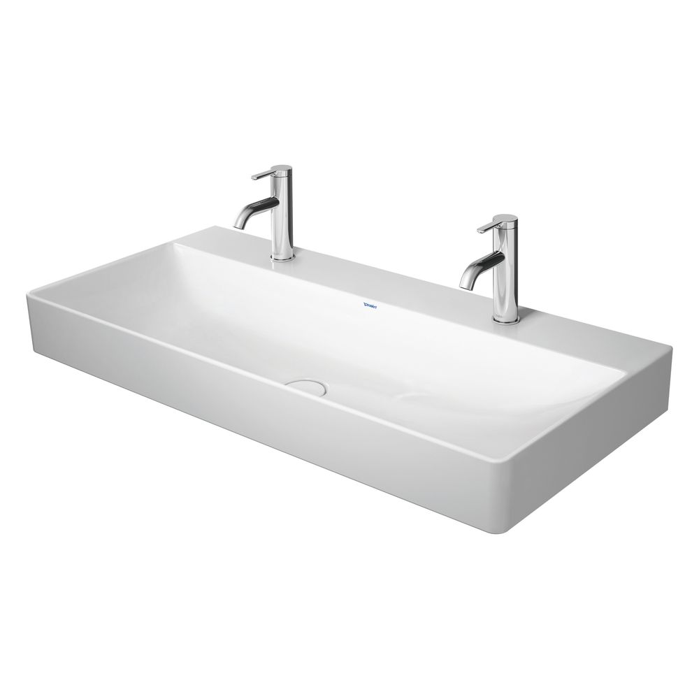 Duravit DuraSquare Waschtisch 470x1000x145mm, DuraCeram, Weiß Hochglanz, Rechteckig... DURAVIT-2353100072 4053424324319 (Abb. 4)