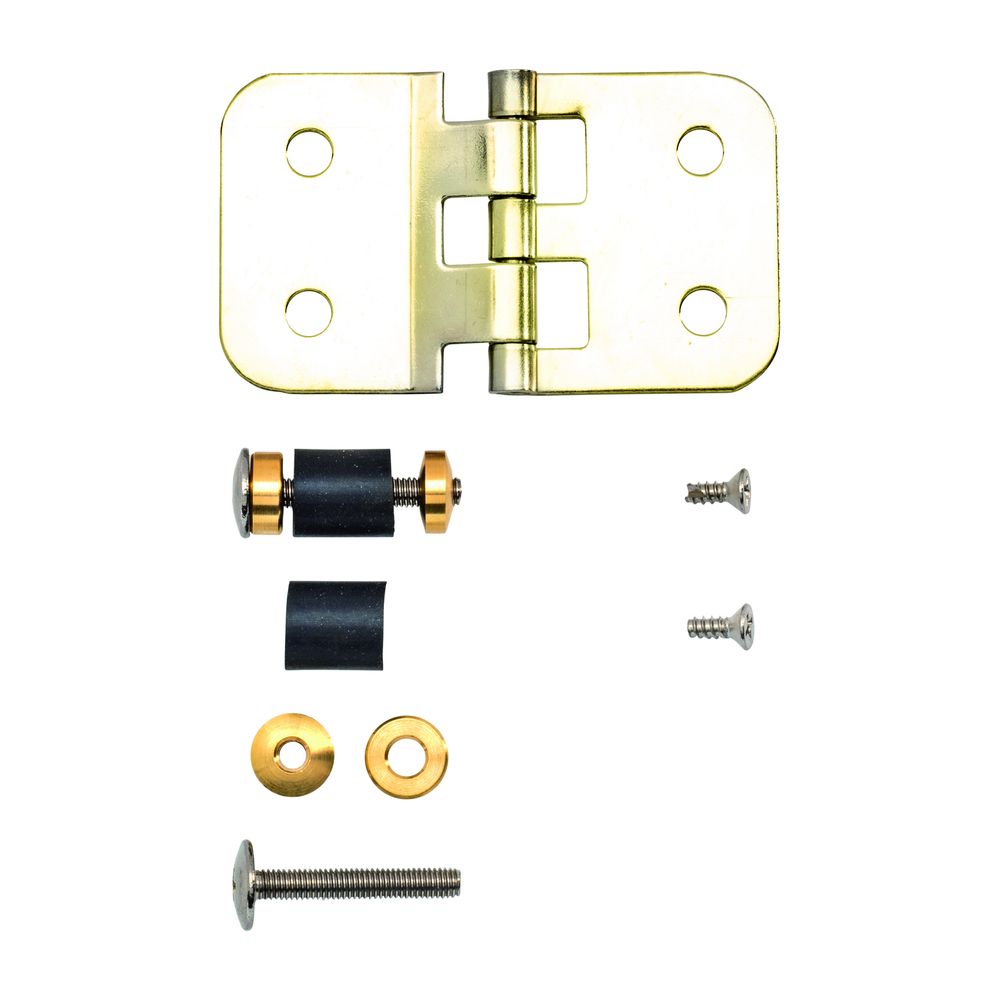 Duravit Scharnier-Set für Urinaldeckel ohne Absenkautomatik, Chrom, 0063041000... DURAVIT-0063041000 4021534004841 (Abb. 1)