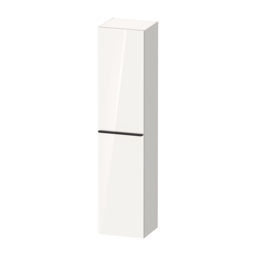 Duravit D-Neo Hochschrank Dekor 360x400x1760mm, Mattweiß, 1 Tür L, Griff Diama... DURAVIT-DE1328LBD180000 4067116124576 (Abb. 1)