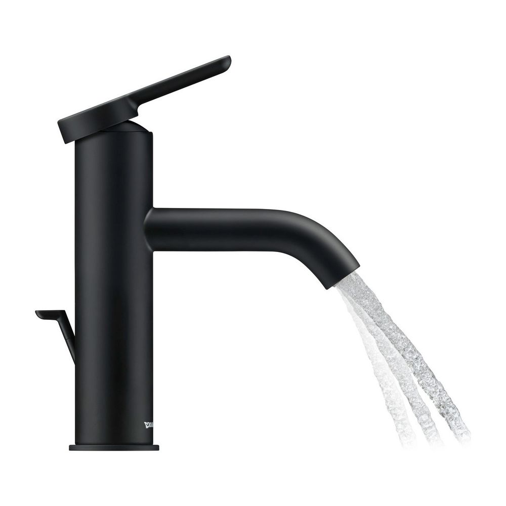 Duravit C.1 Einhebel-Waschtischmischer M, Mattschwarz, 5l/min, Hebelgriff, mit Ga... DURAVIT-C11020001046 4053424891743 (Abb. 2)