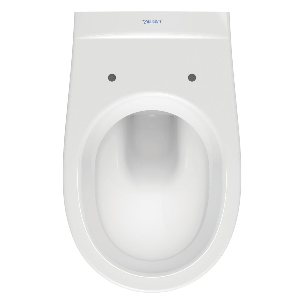 Duravit D-Code Wand-WC 560x355x385mm, Weiß Hochglanz, 6l, Tiefspüler, geschlossen, ... DURAVIT-0184090000 4021534063954 (Abb. 4)