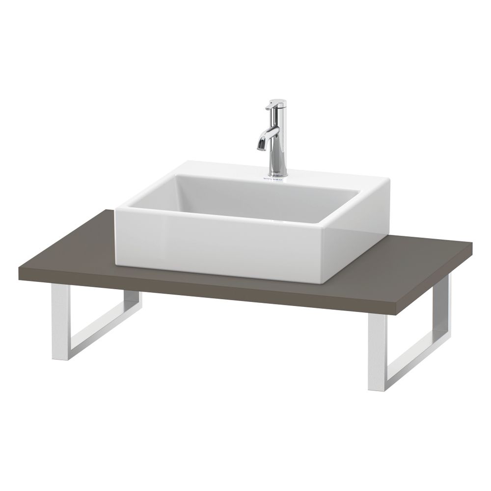 Duravit L-Cube Konsole variabel 550x800-2000x30mm, Flanell Grau SDM, ohne Konsolen... DURAVIT-LC106C09090 4053424925295 (Abb. 4)