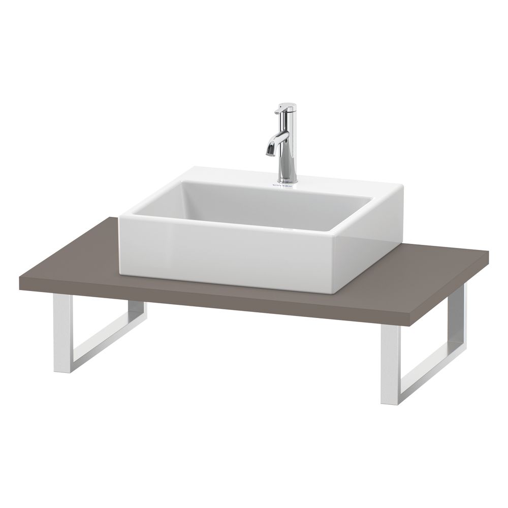 Duravit L-Cube Konsole variabel 550x800-2000x30mm, Basalt Matt, ohne Konsolenträge... DURAVIT-LC106C04343 4053424925073 (Abb. 4)