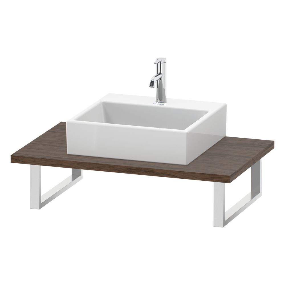 Duravit L-Cube Konsole variabel 550x800-2000x30mm, Nusb.dunkel Matt, ohne Konsolen... DURAVIT-LC106C02121 4053424925059 (Abb. 4)