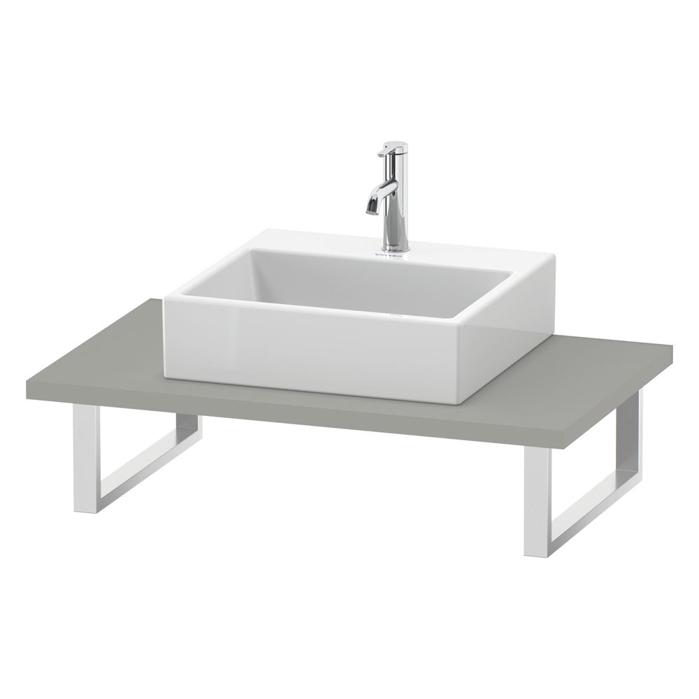 Duravit L-Cube Konsole variabel 550x800-2000x30mm, Betongrau Matt, ohne Konsolentr... DURAVIT-LC106C00707 4053424925028 (Abb. 4)