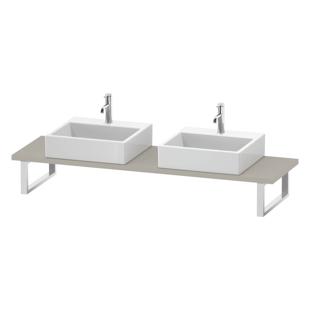 Duravit L-Cube Konsole variabel 480x800-2000x30mm, Compact Taupe Matt, ohne Konsol... DURAVIT-LC105C09191 4053424924298 (Abb. 4)
