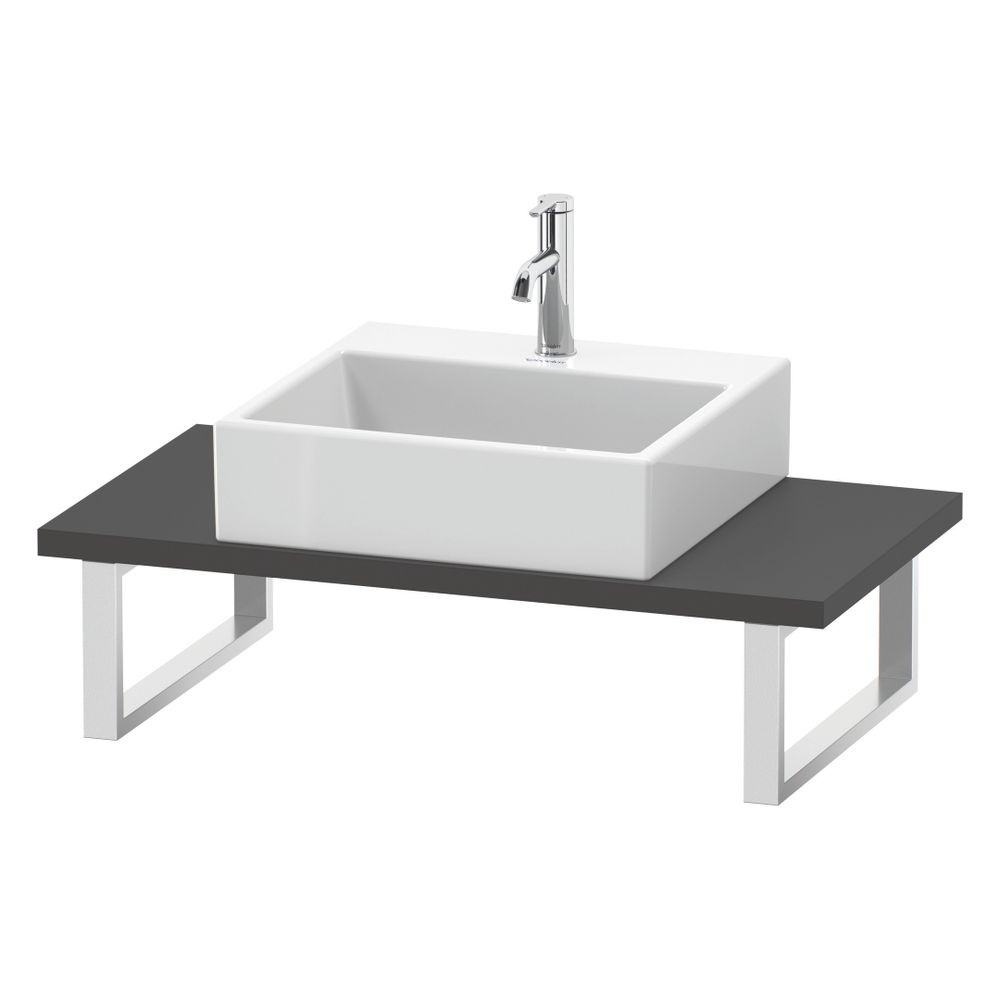 Duravit L-Cube Konsole variabel 480x800-2000x30mm, Compact Graphit Matt, ohne Kons... DURAVIT-LC104C04949 4053424923963 (Abb. 4)