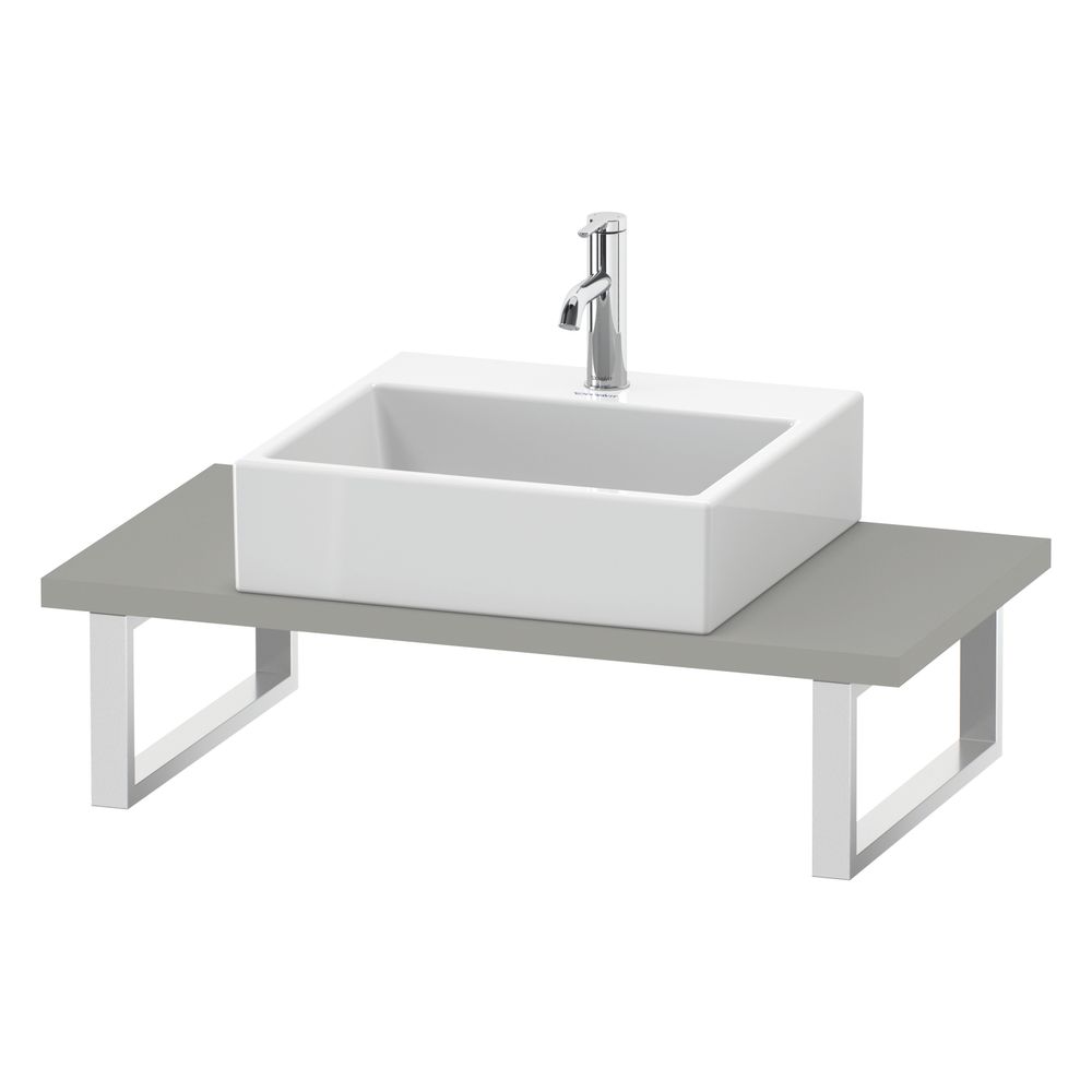 Duravit L-Cube Konsole variabel 480x800-2000x30mm, Compact Betongrau Matt, ohne Ko... DURAVIT-LC104C00707 4053424923901 (Abb. 4)
