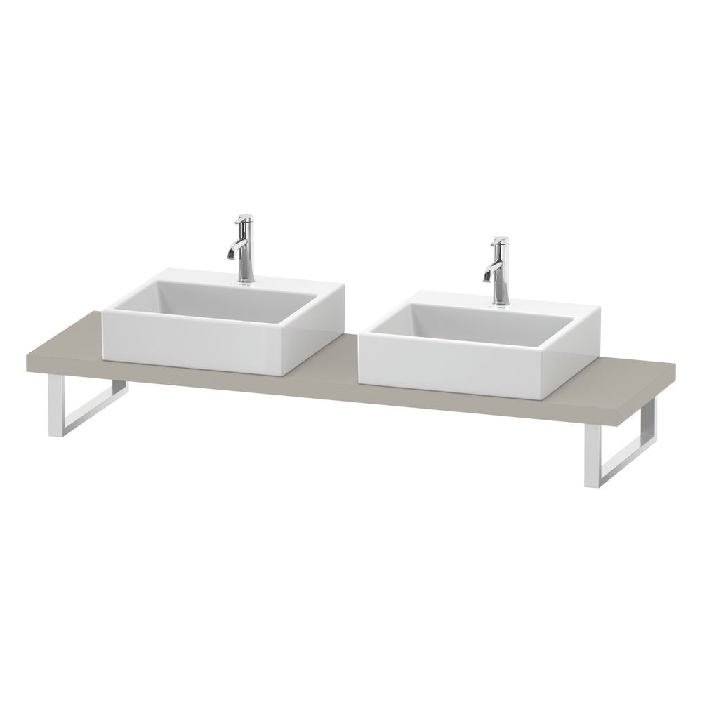 Duravit L-Cube Konsole variabel 480x800-2000x45mm, Compact Taupe Matt, ohne Konsol... DURAVIT-LC101C09191 4053424923734 (Abb. 4)