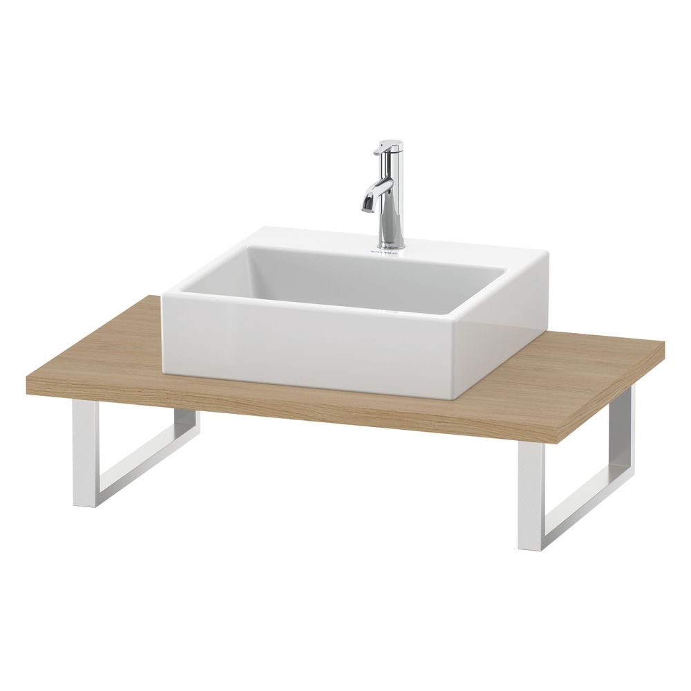 Duravit DuraStyle Konsole variabel 550x800-2000x30mm, wandhäng., Natur Eiche Matt,... DURAVIT-DS106C03030 4063382154897 (Abb. 4)