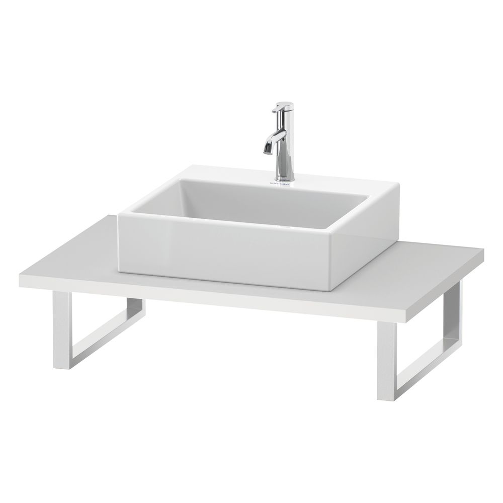 Duravit DuraStyle Konsole variabel 550x800-2000x30mm, wandhäng., Mattweiß, ohne Ko... DURAVIT-DS106C01818 4053424920757 (Abb. 4)