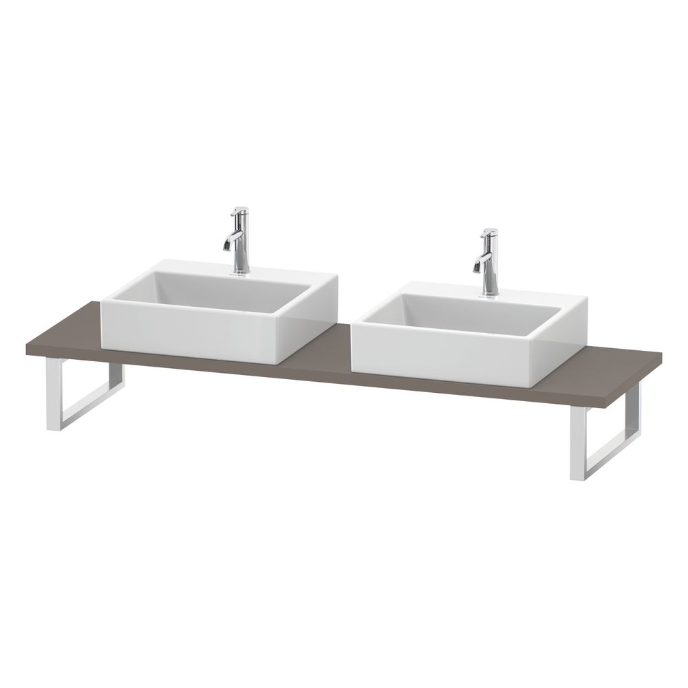 Duravit DuraStyle Konsole variabel 480x800-2000x30mm, wandhäng., Compact Basalt Ma... DURAVIT-DS105C04343 4053424920351 (Abb. 4)