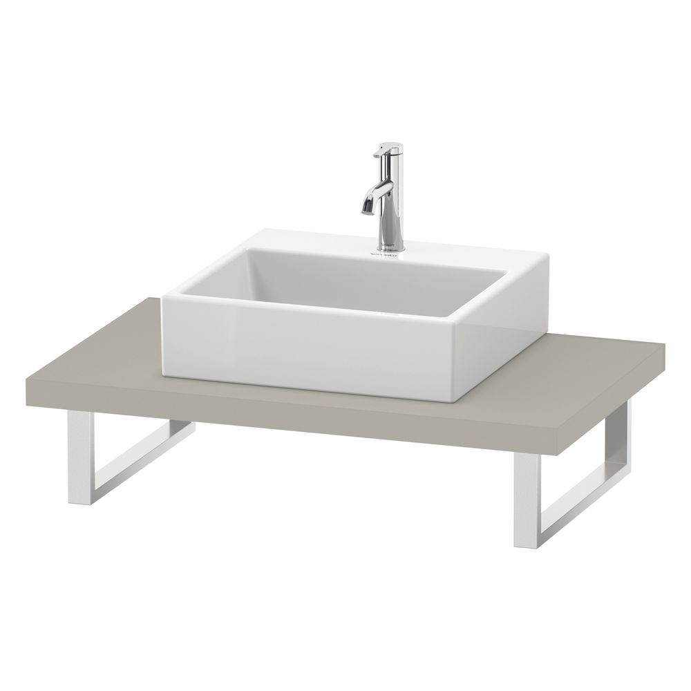 Duravit DuraStyle Konsole variabel 550x800-2000x45mm, wandhäng., Taupe Matt, ohne ... DURAVIT-DS102C09191 4053424920559 (Abb. 4)