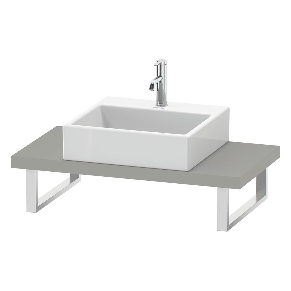 Duravit DuraStyle Konsole variabel 480x800-2000x45mm, wandhäng., Compact Betongrau... DURAVIT-DS100C00707 4053424919768 (Abb. 4)