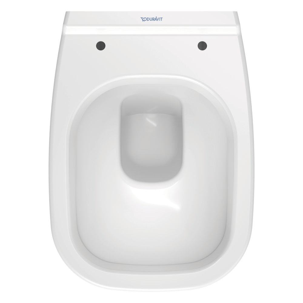 Duravit D-Code Wand-WC 480x350x355mm, Weiß Hochglanz, 6l, Tiefspüler, halb, waager... DURAVIT-2211090000 4021534344237 (Abb. 10)