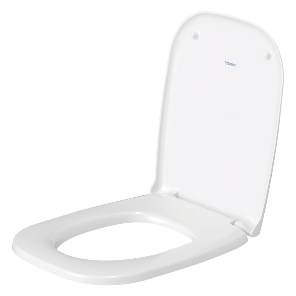 Duravit D-Code WC-Sitz Weiß Hochglanz 360x40x430mm, ohne Absenkautomatik, Edelstahl... DURAVIT-0067310000 4021534384769 (Abb. 4)