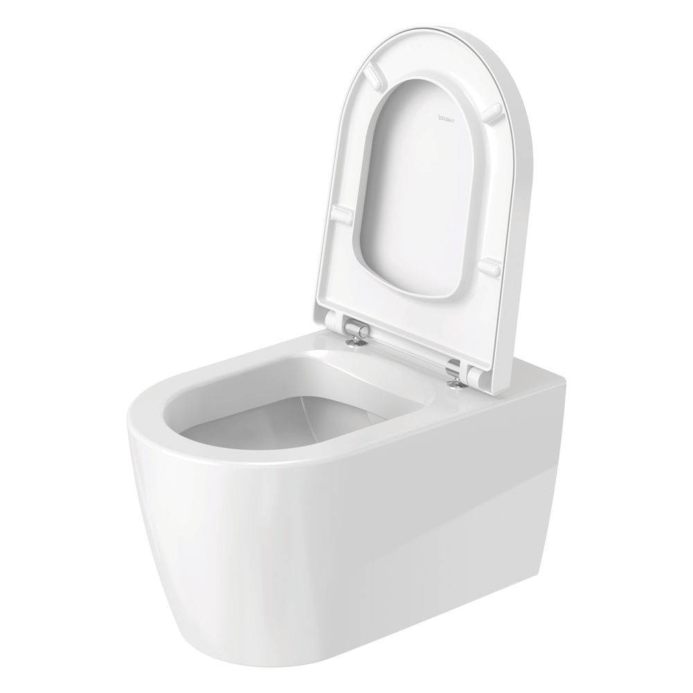 Duravit ME by Starck Wand-WC 570x370x355mm, Weiß Hochglanz, 4,5l, WonderGliss, Ti... DURAVIT-25280900001 4021534966743 (Abb. 10)