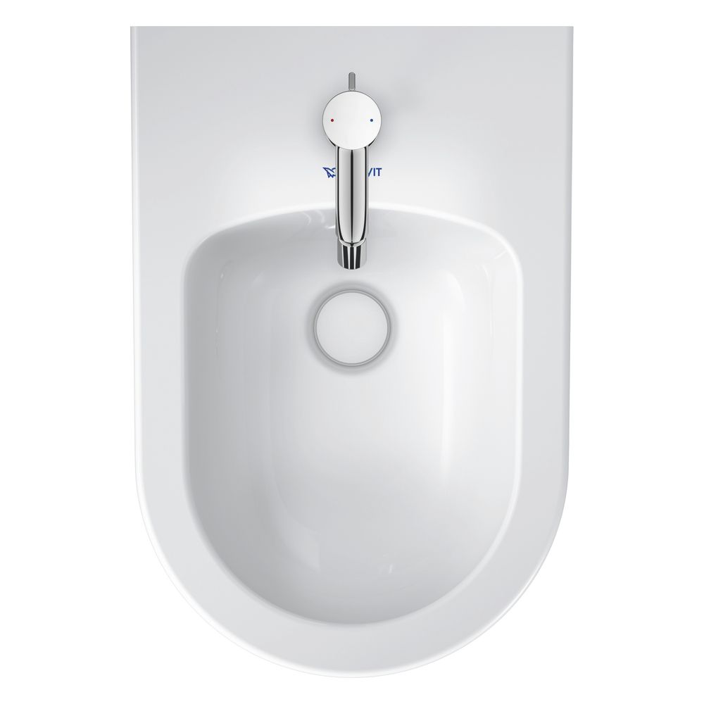 Duravit White Tulip Wandbidet 540x370x315mm, Weiß Hochglanz, 1 HL, HLB, Überlauf, ... DURAVIT-2293150000 4053424980379 (Abb. 10)