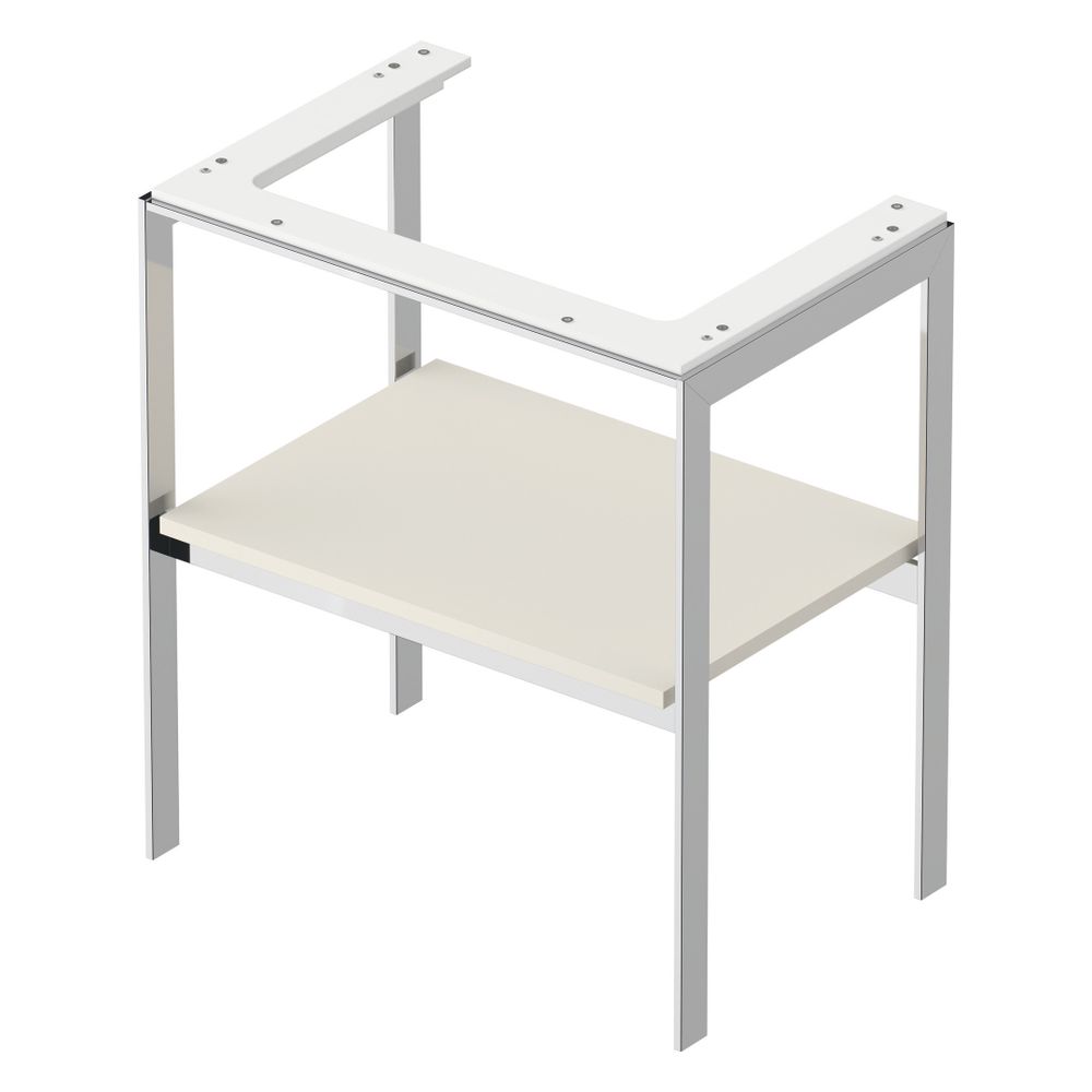 Duravit White Tulip Metallkonsole 450x684x760mm, Nordic Weiß Seidenmatt, 1 Ablagef... DURAVIT-WT454003939 4063382125910 (Abb. 4)
