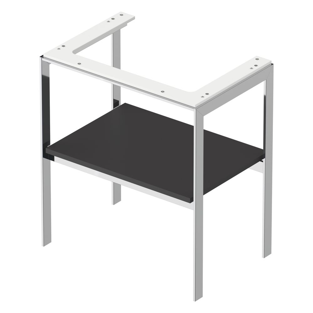 Duravit White Tulip Metallkonsole 450x684x760mm, Graphit Seidenmatt, 1 Ablagefläch... DURAVIT-WT454005858 4063382125927 (Abb. 4)