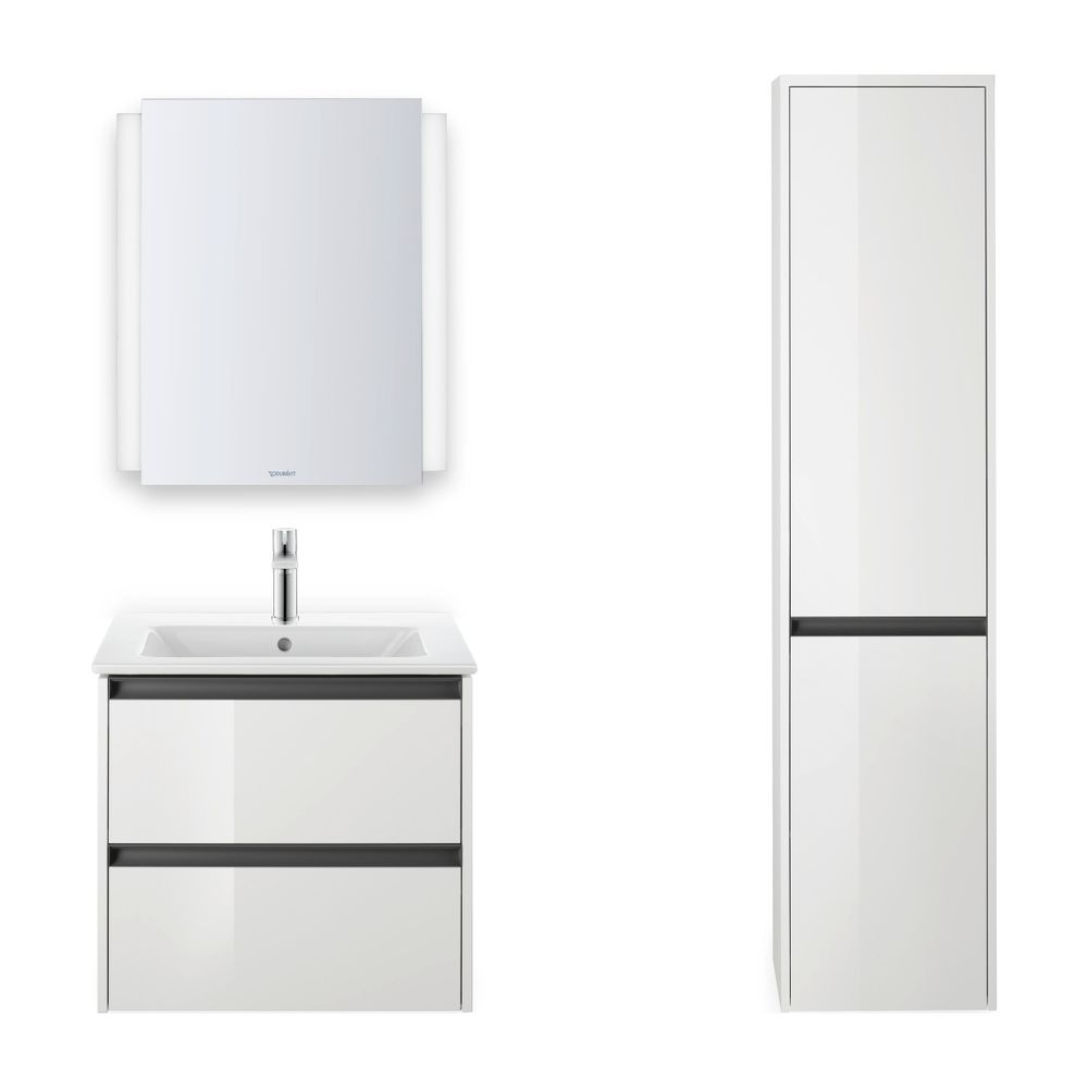 Duravit ME by Starck Waschtisch 490x630x180mm, Weiß Hochglanz, Rechteckig, 1 Waschp... DURAVIT-2336630000 4053424052014 (Abb. 4)