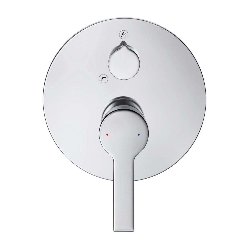 Duravit B.2 Einhebel-Wannenmischer Unterputz, 2 Verbraucher, Chrom, Sicherungsk. ... DURAVIT-B25210018010 7612158495411 (Abb. 1)