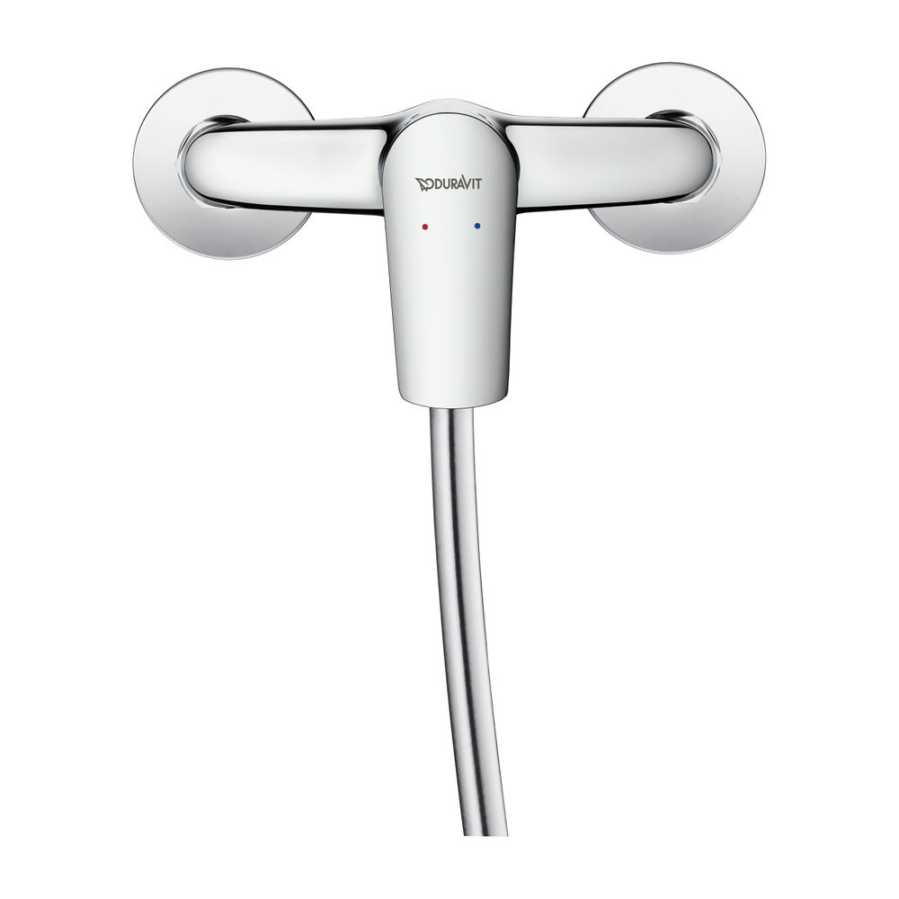 Duravit No.1 Einhebel-Brausemischer Aufputz, Chrom, Anschlussart S-Anschlüsse, 1/... DURAVIT-N14230000010 8000177315930 (Abb. 2)