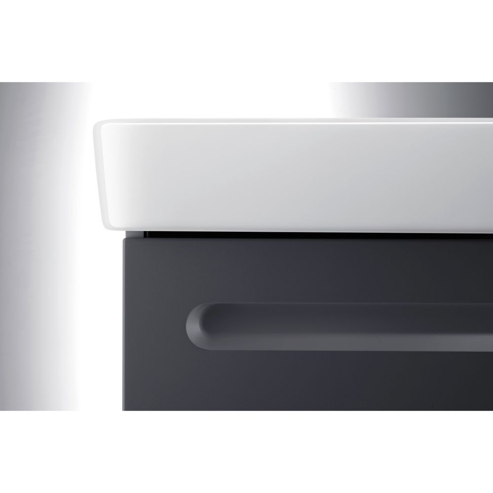 Duravit No.1 Waschtischunterbau wandhängend 386x440x478mm L Graphit Matt Folie... DURAVIT-N14267L49490000 4063382802057 (Abb. 2)