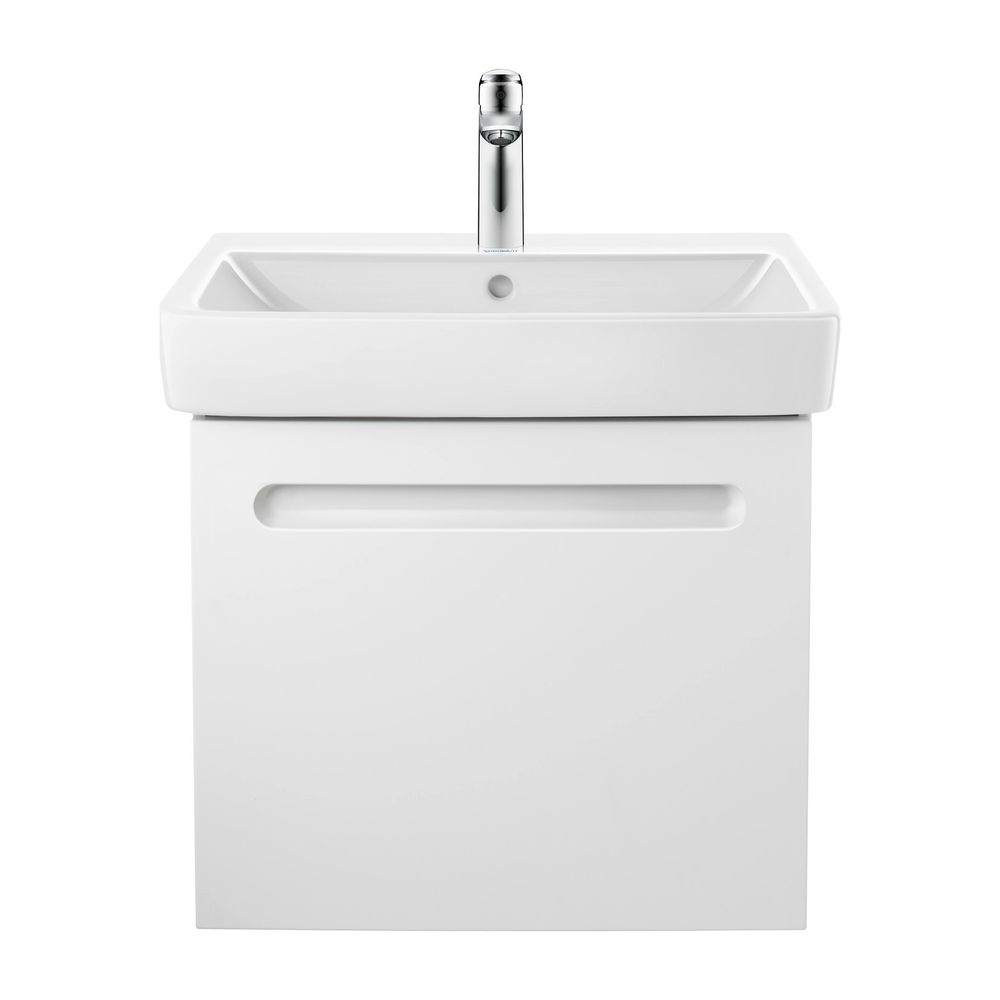 Duravit No.1 Waschtischunterbau wandhängend 426x540x478mm Mattweiß, Folie/Korp... DURAVIT-N14281018180000 4063382218681 (Abb. 2)