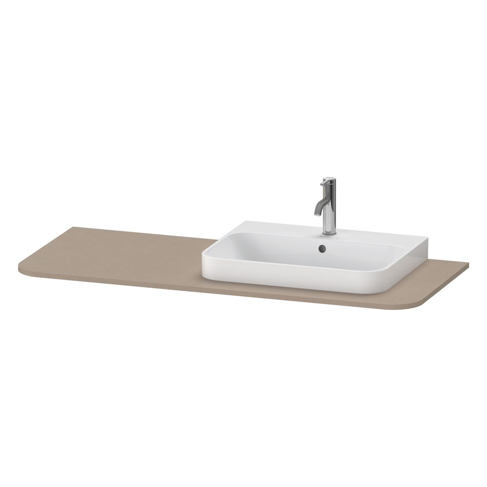 Duravit Happy D.2 Konsole 550x1300x16mm Leinen Matt ohne Konsolenträger 1 Ausschni... DURAVIT-HP031KR7575 4063382183507 (Abb. 3)