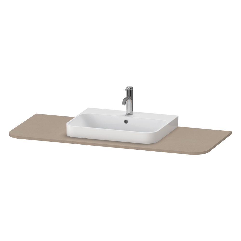 Duravit Happy D.2 Konsole 550x1300x16mm Leinen Matt ohne Konsolenträger 1 Ausschni... DURAVIT-HP031KM7575 4063382183552 (Abb. 3)
