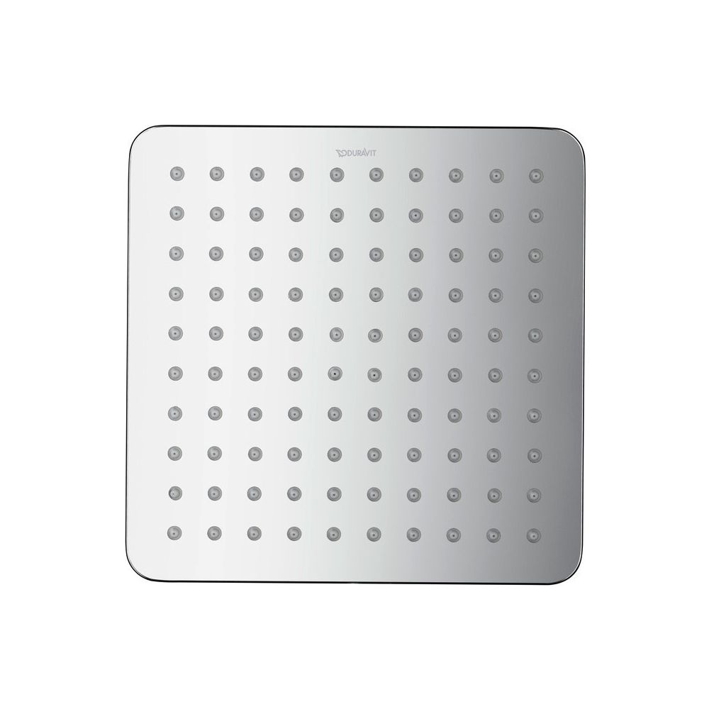 Duravit Kopfbrause, Chrom Hochglanz, Edelstahl, Eckig, 200x200mm, 26l/min, Rain, ... DURAVIT-UV0660030010 4063382938114 (Abb. 1)