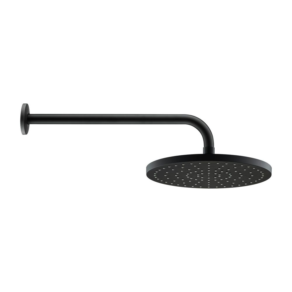 Duravit Brausearm Länge 410mm Wandmontage Rosette rund, Mattschwarz... DURAVIT-UV0670028046 4063382938367 (Abb. 1)